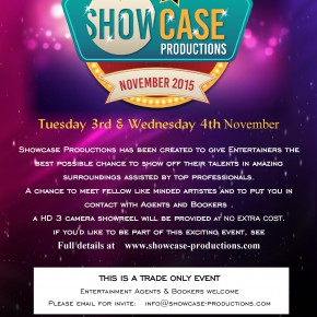 Showcase productions advert