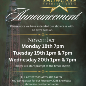 Showcase productions announcement